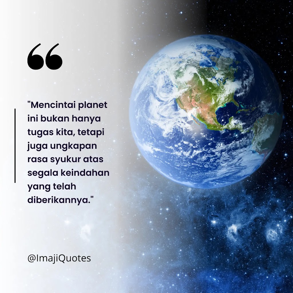 40 Kata-Kata Cinta Tentang Planet, Kasih untuk Bumi