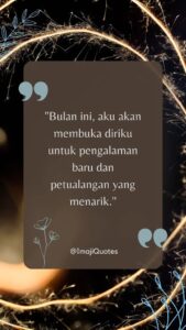 Quotes Menyambut Bulan Kelahiran