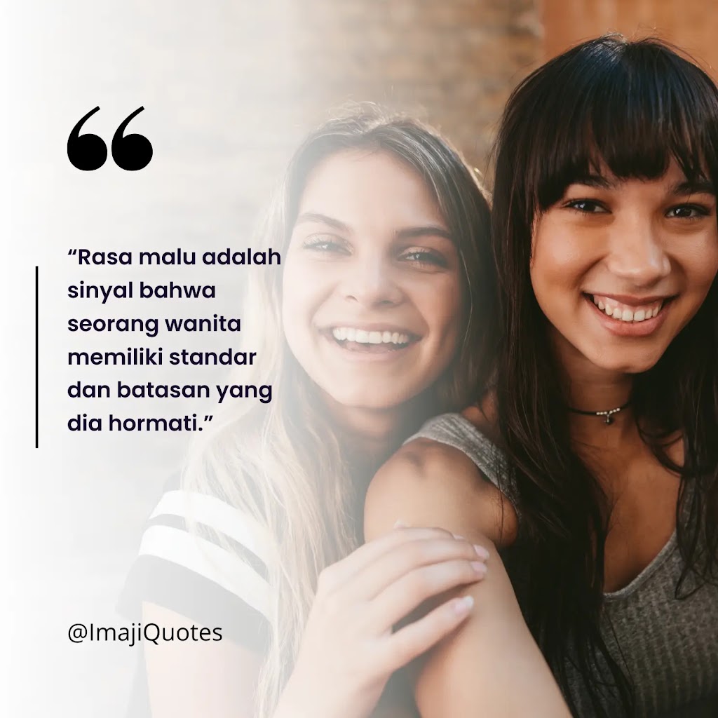 30 Quotes Tentang Rasa Malu Wanita